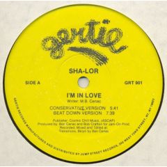 Sha Lor - I'm In Love - Gertie Re-Press