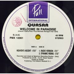 Quazar - Quazar - Welcome In Paradise - Pull International