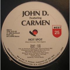 John D. Feat Carmen - John D. Feat Carmen - Hot Spot - 25 West
