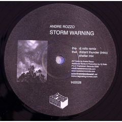 Andre Rozzo - Andre Rozzo - Storm Warning - Trackdown Music