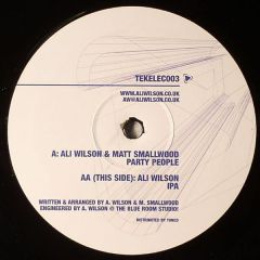 Ali Wilson & Matt Smallwood - Ali Wilson & Matt Smallwood - Party People - Tekelec