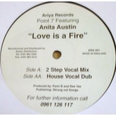 Point 7 Ft Anita Austin - Point 7 Ft Anita Austin - Love Is A Fire - Ariya