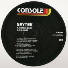 Saytek - Saytek - Orange Drive - Console