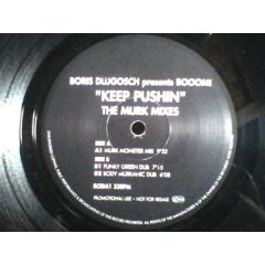 Boris Dlugosch - Boris Dlugosch - Keep Pushin' (Murk Mixes) - Manifesto