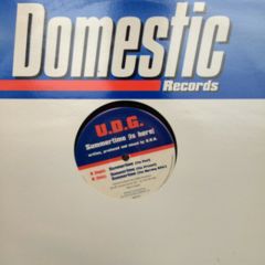 UDG - UDG - Summertime - Domestic Records (UK)
