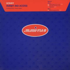 Hondy - Hondy - Hondy (No Access) - Manifesto