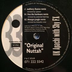 Uk Apachi + Shy Fx - Uk Apachi + Shy Fx - Original Nuttah (Remixes) - Sour 