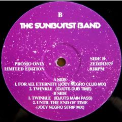 The Sunburst Band - The Sunburst Band - For All Eternity / Twinkle - Z Records