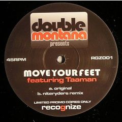 Double Montana Feat. Taaman - Double Montana Feat. Taaman - Move Your Feet - Recognize 1