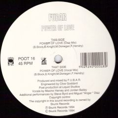 F.U.B.a.R. - F.U.B.a.R. - Power Of Love - Skunk Records