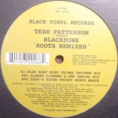 Tedd Patterson Presents - Tedd Patterson Presents - Black Bone (Roots Remixes) - Black Vinyl