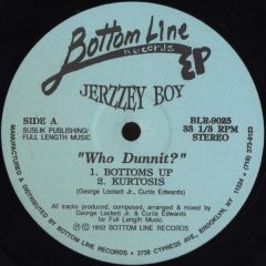 Jerzzey Boy - Jerzzey Boy - Who Dunnit? - Bottom Line Records