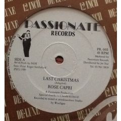 Rose Capri - Rose Capri - Last Christmas - 	Passionate Records