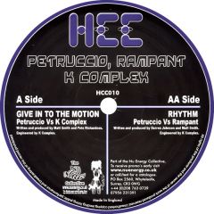 Petruccio Vs K Complex - Petruccio Vs K Complex - Give In To The Motion - Hardcore Collections