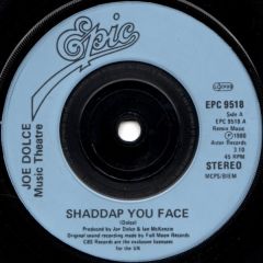 Joe Dolce - Joe Dolce - Shaddap You Face - Epic