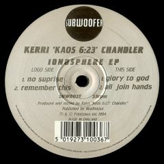 Kerri Chandler - Kerri Chandler - Ionosphere EP - Subwoofer