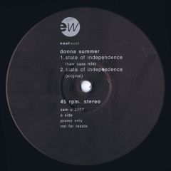 Donna Summer - Donna Summer - State Of Independence - Eastwest