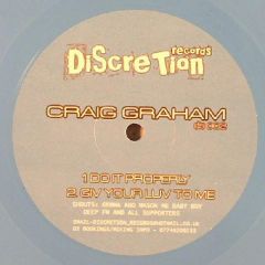 Craig Graham - Craig Graham - Do It Properly (Blue Vinyl) - Discretion Records