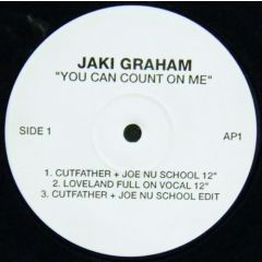 Jaki Graham - Jaki Graham - You Can Count On Me - Avex UK