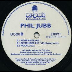 Phil Jubb - Phil Jubb - Remember Me? - Urban Collective