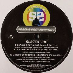 Yanave Feat Amphiby - Yanave Feat Amphiby - Subjective - Spectrum Sounds
