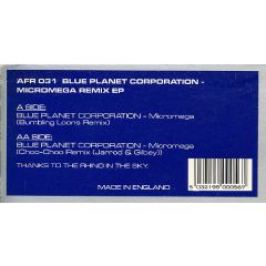 Blue Planet Corporation - Blue Planet Corporation - Micromega Remix EP - Flying Rhino