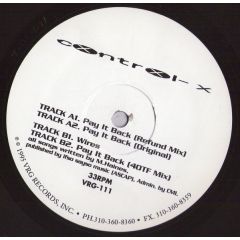 control x  - control x  - Pay It Back - VRG Records Inc