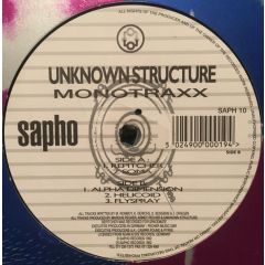 Unknown Structure - Unknown Structure - Mono Traxx - Sapho