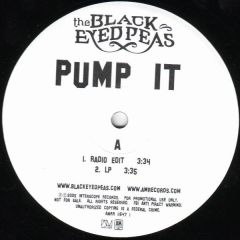 The Black Eyed Peas - The Black Eyed Peas - Pump It - A&M Records