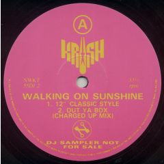 Krush - Krush - Walking On Sunshine - Network Records