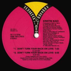Kristin Baio - Kristin Baio - Don't Turn You Back On Love - Vendetta