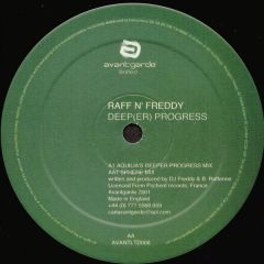 Raff 'N' Freddy - Raff 'N' Freddy - Deeper Progress (Remixes) - Avantgarde 