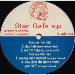 Various Artists - Various Artists - Star Cafe EP - Slapback Records