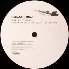 Jon Bw & Simon Paul - Jon Bw & Simon Paul - Natural / Can You Feel - Contact Recordings