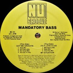Mandatory Bass - Mandatory Bass - Mandatory Bass EP - Nu Groove