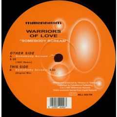 Warriors Of Love - Warriors Of Love - Somebody Scream - Millennium Records