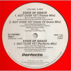 State Of Grace - State Of Grace - Not Over Yet - Perfecto