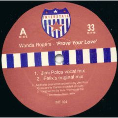 Wanda Rogers - Wanda Rogers - Prove Your Love - Interstate