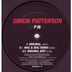 Simon Patterson - Simon Patterson - F-16 - 2 Play