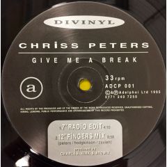 Chriss Peters - Chriss Peters - Give Me A Break - Adelphoi