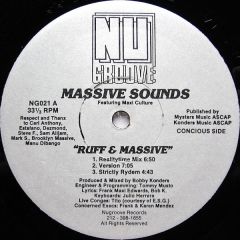 Massive Sounds - Massive Sounds - Ruff & Massive - Nu Groove Records
