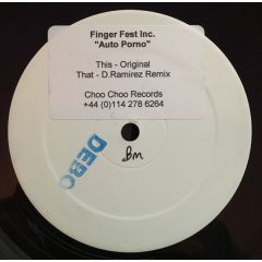 Finger Fest Inc. - Finger Fest Inc. - Auto Porno - Choo Choo Records