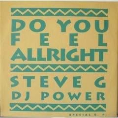 Steve G. "D.J. Power" - Steve G. "D.J. Power" - Do You Feel Allright E.P. - Pan Pot