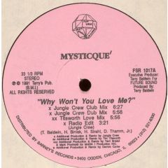 Mystique - Mystique - Why Won't You Love Me - Future Sound