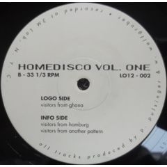 Patrick Pulsinger & H. Wolfgruber - Patrick Pulsinger & H. Wolfgruber - Homedisco Vol. One - Loriz Sounds