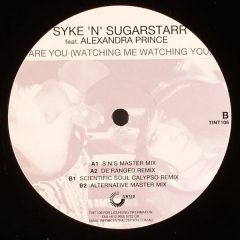 Syke 'N' Sugarstarr Feat. Alexandra Prince - Syke 'N' Sugarstarr Feat. Alexandra Prince - Are You (Watching Me Watching You) - Tinted Records