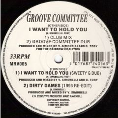 Groove Comittee - Groove Comittee - I Want To Hold You - Vinyl Solution