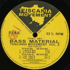 Bass Material - Bass Material - Tuscania Movement Volume 2 - Tuscania Movement