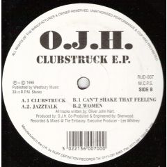 O.J.H - O.J.H - Clubstruck EP - Ruff Definition Record