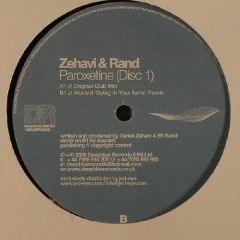 Zehavi & Rand - Zehavi & Rand - Paroxetine (Disc 1) - Deep Blue Limited